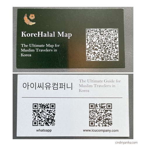 Peta Restoran Halal di Korea